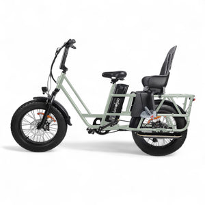 Windgoo F30 – Elektrische Vouwfiets – Lichtgrijs – 14 inch – 250W – 36V – 7 Versnellingen – Actieradius 60-80 km – Frame 14 inch - AE-trading