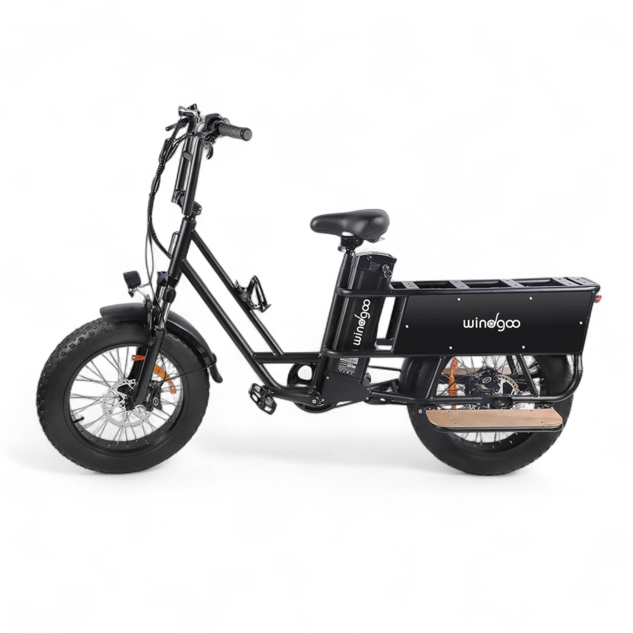 Windgoo F30 – Elektrische Vouwfiets – Zwart – 14 inch – 250W – 36V – 7 Versnellingen – Actieradius 60-80 km – Frame 14 inch - AE-trading
