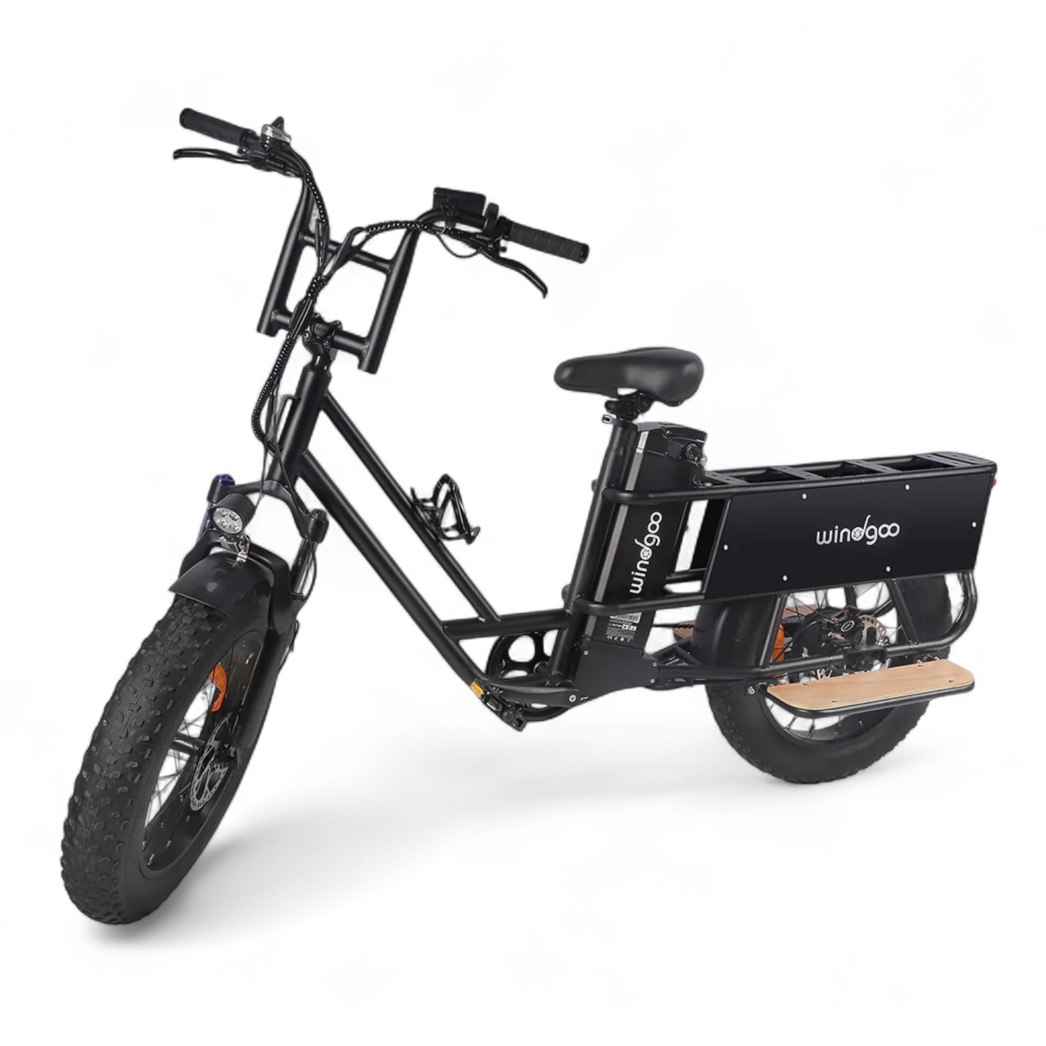 Windgoo F30 – Elektrische Vouwfiets – Zwart – 14 inch – 250W – 36V – 7 Versnellingen – Actieradius 60-80 km – Frame 14 inch - AE-trading