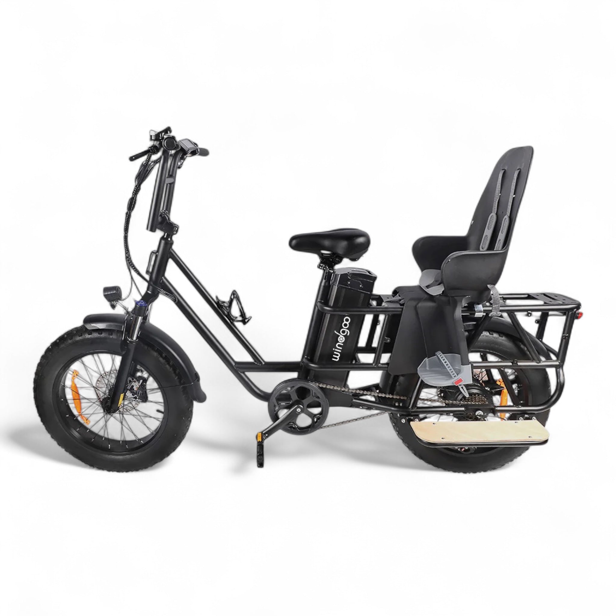 Windgoo F30 – Elektrische Vouwfiets – Zwart – 14 inch – 250W – 36V – 7 Versnellingen – Actieradius 60-80 km – Frame 14 inch - AE-trading