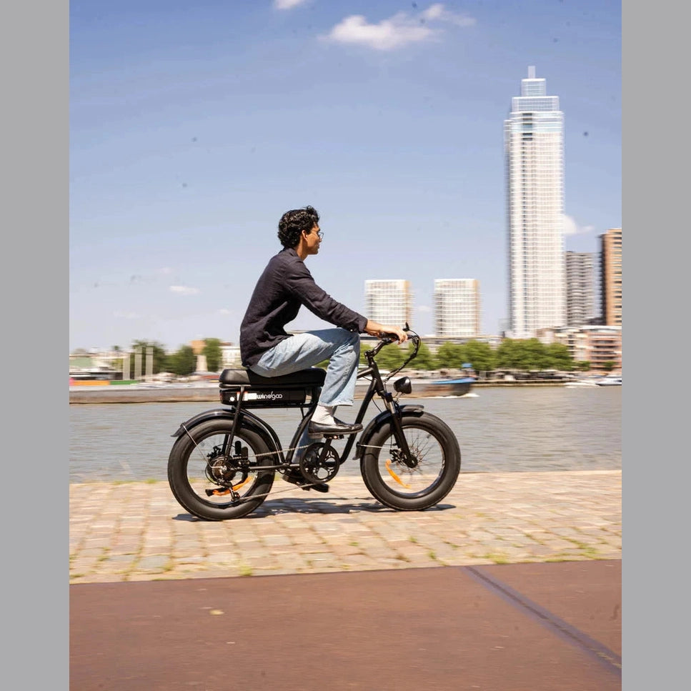 Windgoo F5 Fatbike Zwart 15Ah 250W met app