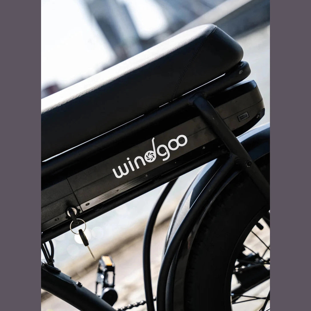 Windgoo F5 Fatbike Zwart 15Ah 250W met app