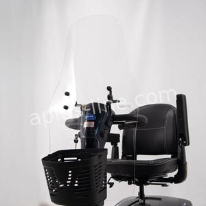 Windscherm Isotta Scootmobiel Met Beenstuk Clear - AE-trading