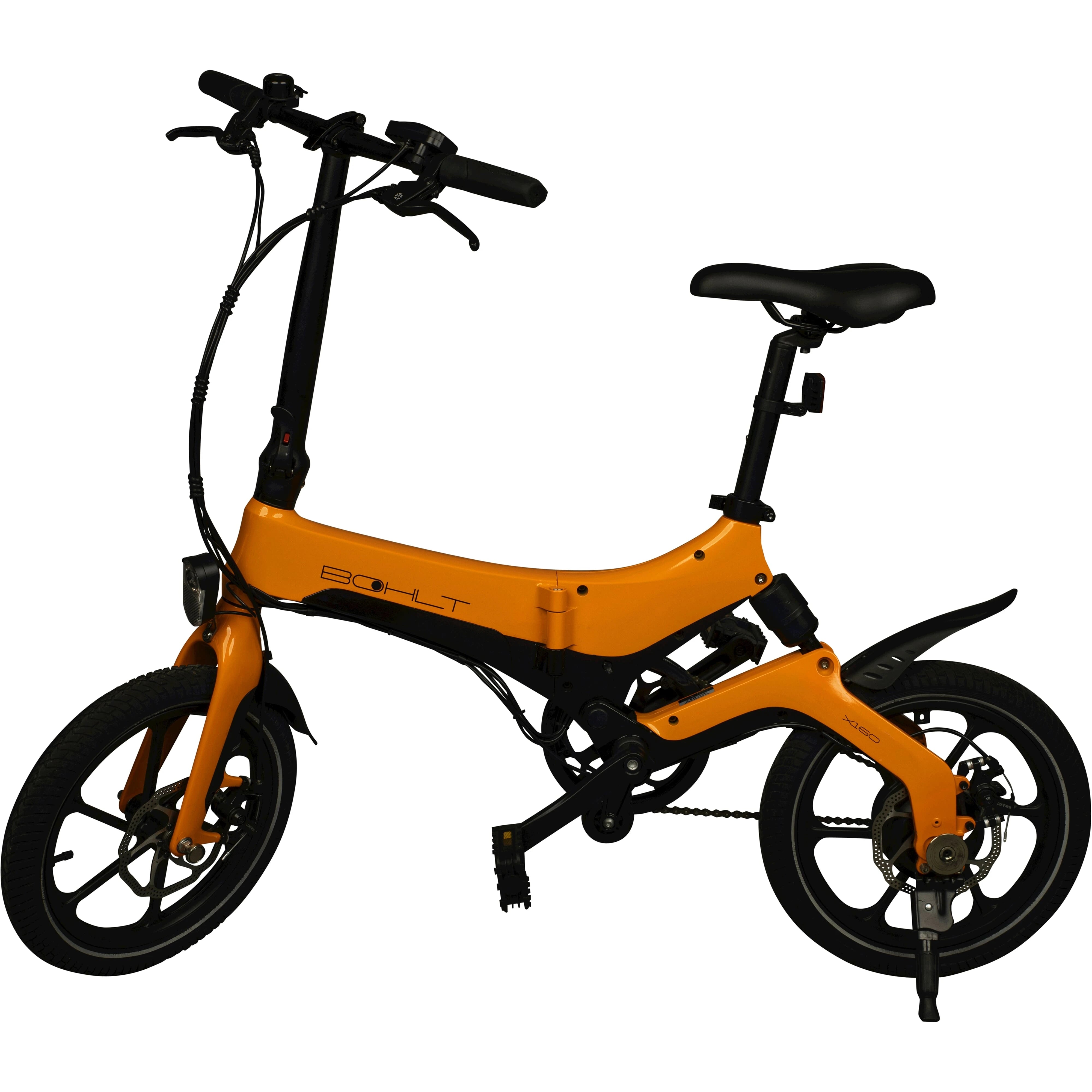 Bohlt elektrische vouwfiets X160 oranje - AE-trading