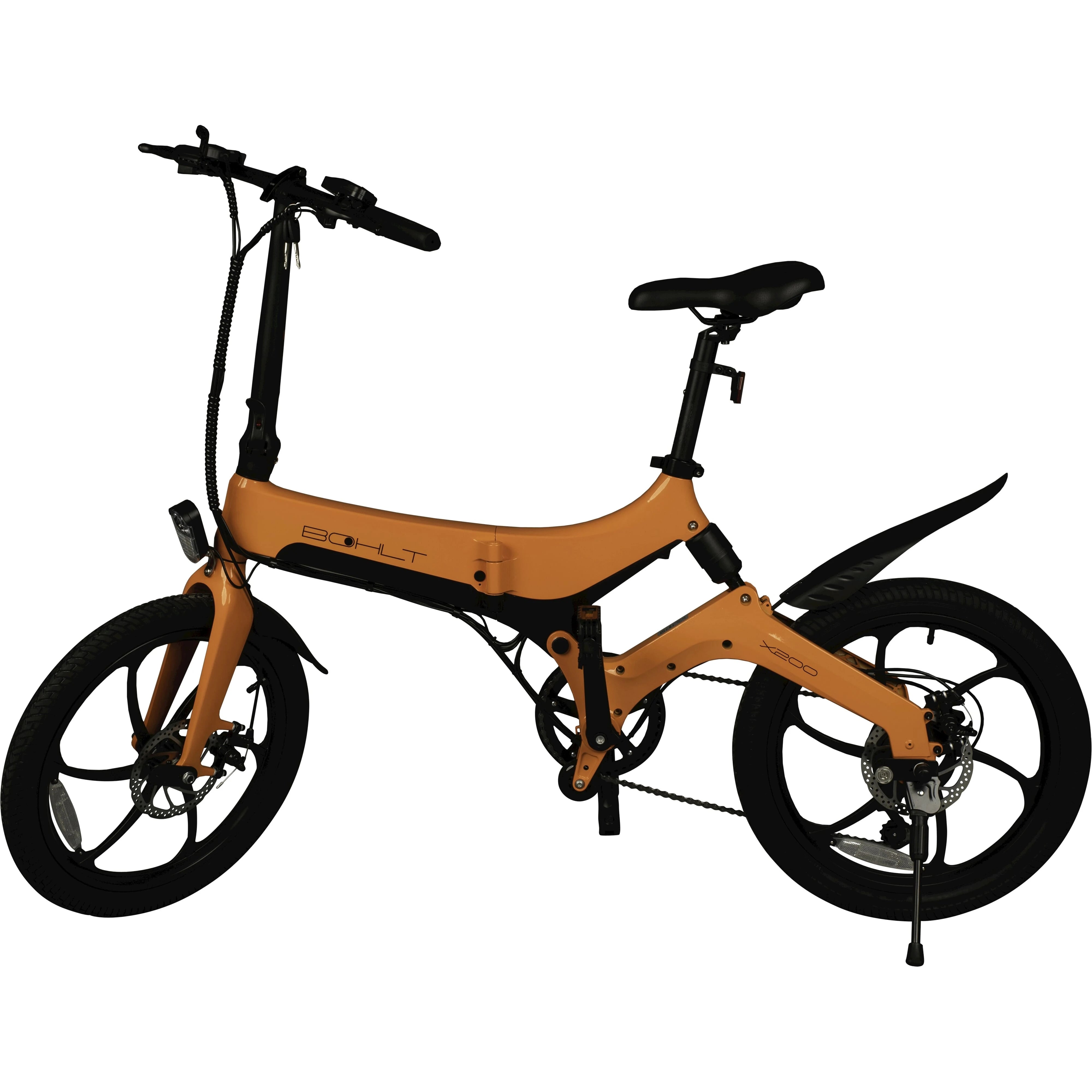Bohlt elektrische vouwfiets X200 oranje - AE-trading