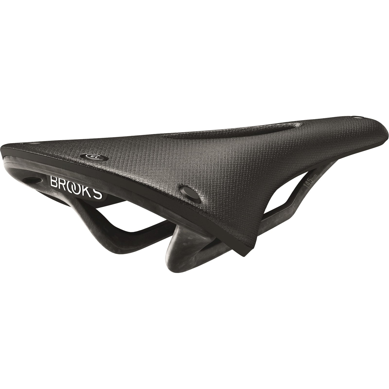 Brooks zadel C13 Carved Cambium All Weather zwart - AE-trading