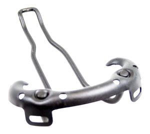 Brooks achterplaat + brug Swallow zw/chr - AE-trading