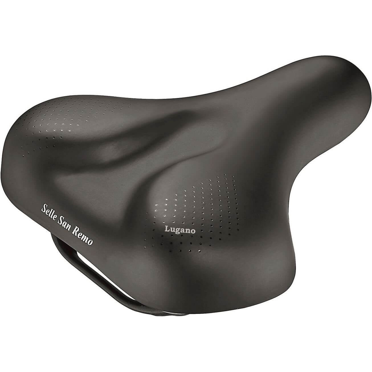 Selle San Remo zadel Lugano zwart - AE-trading