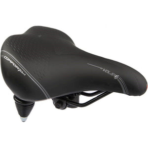Selle Bassano zadel Volare XXL Cruiser zwart - AE-trading