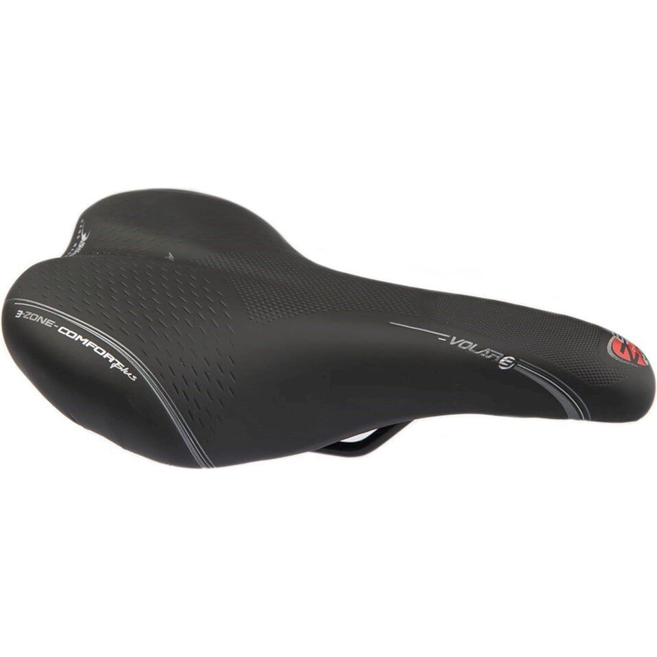 Selle Bassano zadel Volare M heren zwart - AE-trading
