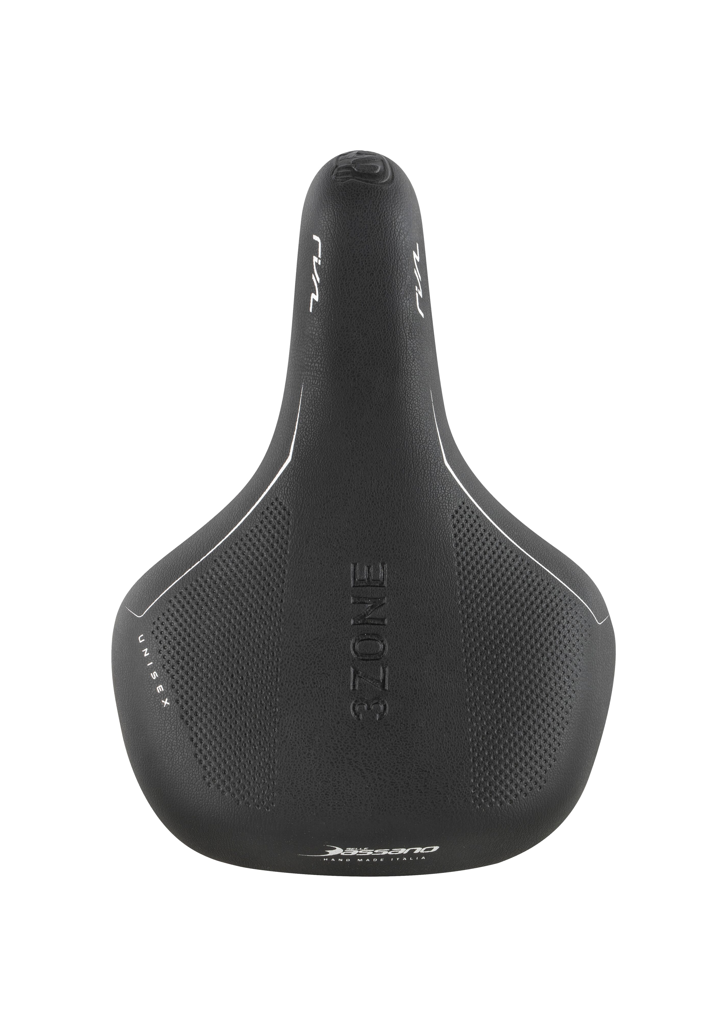 Selle Bassano zadel Rivale 3zone Uni, zwart - AE-trading