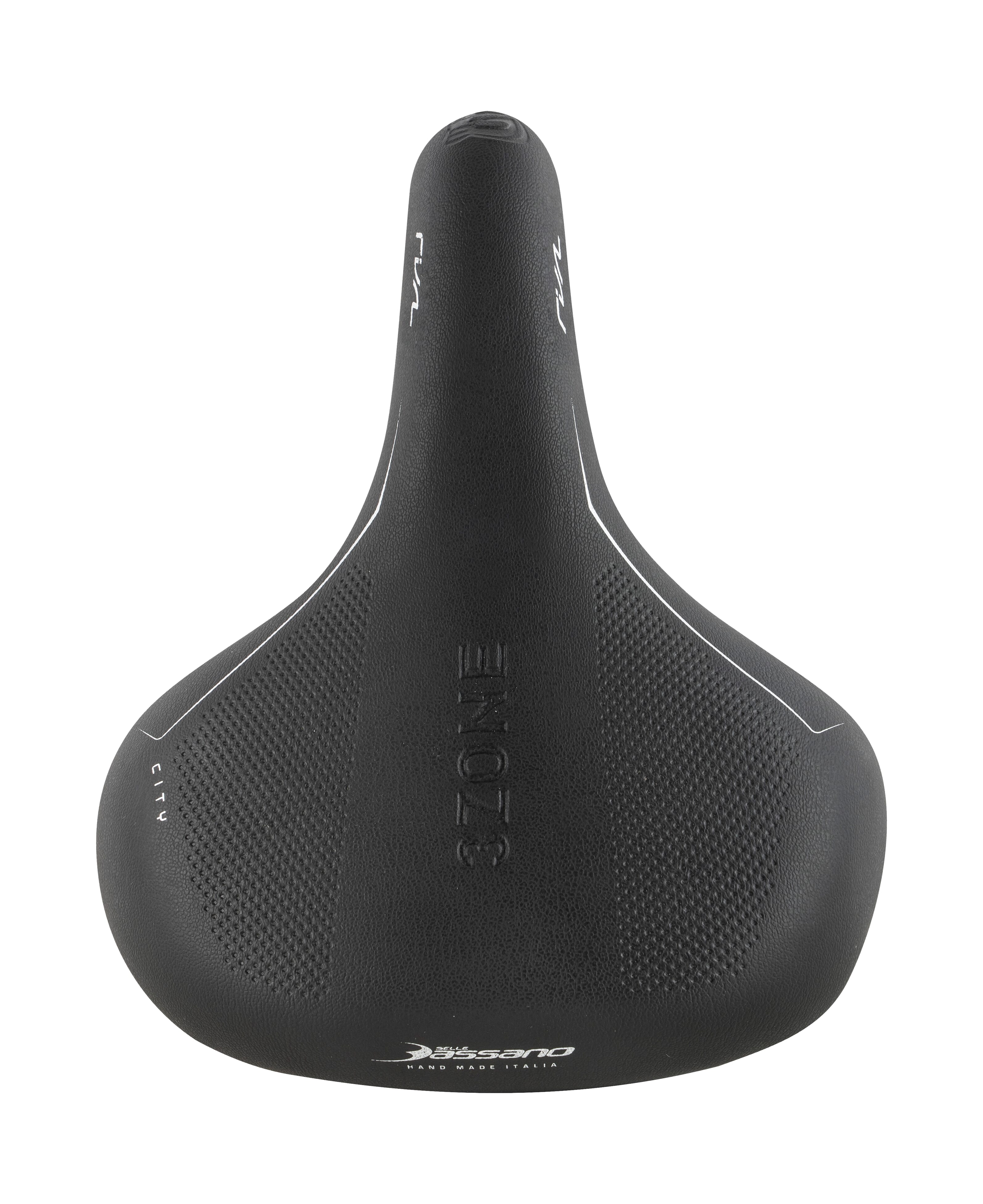 Selle Bassano zadel Rivale 3zone City zwart - AE-trading