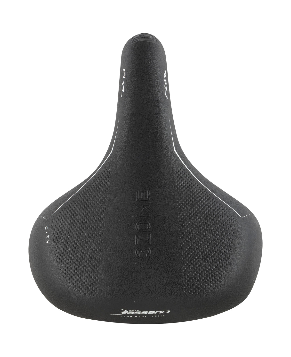 Selle Bassano zadel Rivale 3zone City zwart - AE-trading