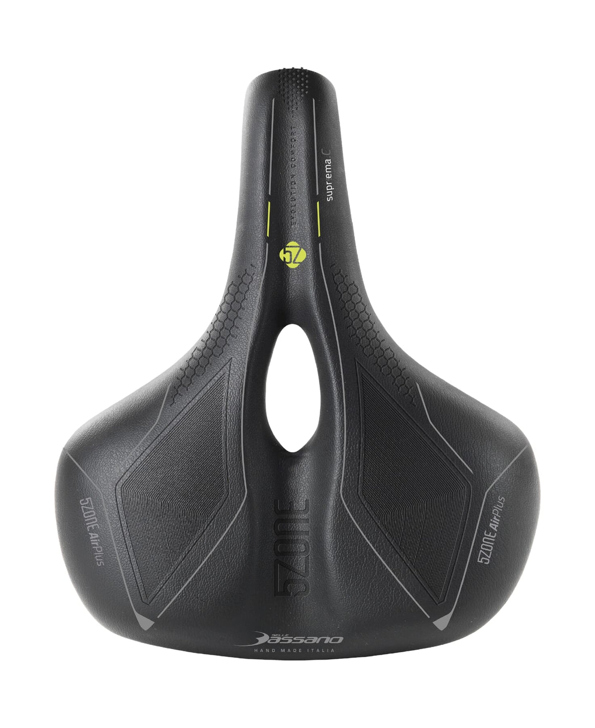 Selle Bassano zadel Suprema 5zone EL City zwart - AE-trading