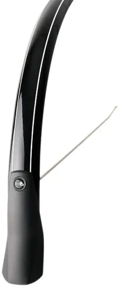 Eurofender Snello spatbord 28", achter.zwart 46mm breed. - AE-trading