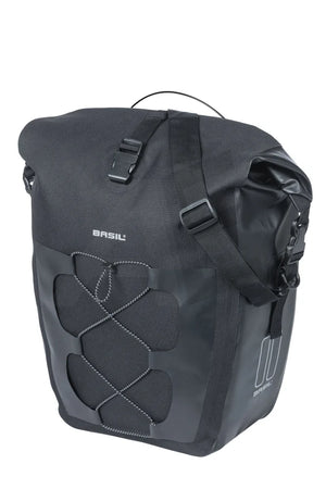 Basil fietstas enkel Navigator MIK Studs L zwart 22L - AE-trading