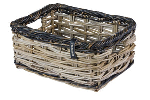 Basil mand riet Dijon S rotan grijs/zwart - AE-trading