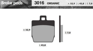Remblokset Brenta Br3016 Aerox, Stunt Sider (E Mark) - AE-trading