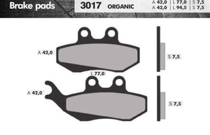 Remblokset Brenta Br3017 Dna, Run 180, Pegaso, Derbi Drd(e Mark) - AE-trading