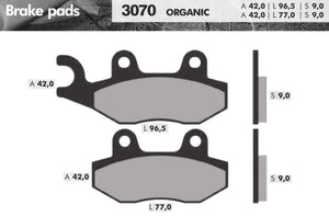 Remblokset Brenta Br3070 Agility, Sento,Like (E Mark) - AE-trading