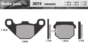 Remblokset Brenta Br3074 Kisbee, New Liberty S, Segway E125 S, Tgb,Cpi (E Mark) - AE-trading