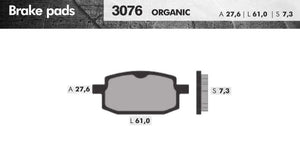 Remblokset Brenta Br3076 V Clic, Dax, Jog,Old Classic, Agm New Flash (E Mark) - AE-trading