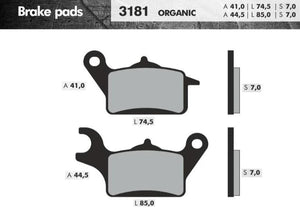 Remblokset Brenta Br3181 Honda Vision, Zoomer, Lifan, Pink Me (E Mark) - AE-trading