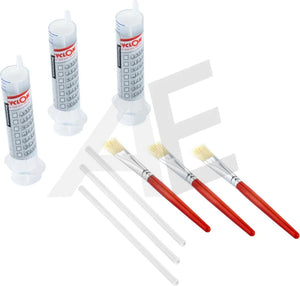 CyclOn set met 3 spuitjes en 3 kwastjes Grease Bar - AE-trading