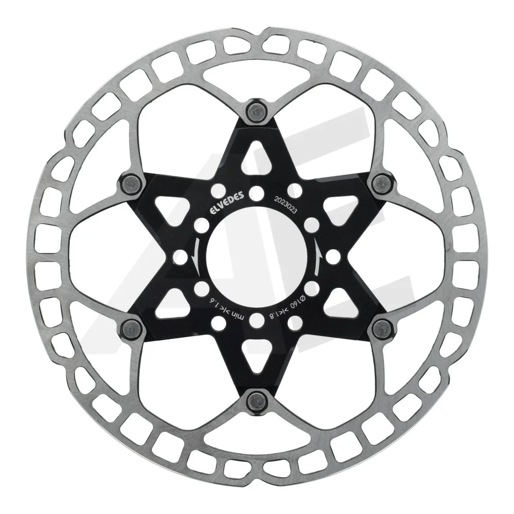 Elvedes Licht Gewicht remschijf zesgats 160mm - AE-trading