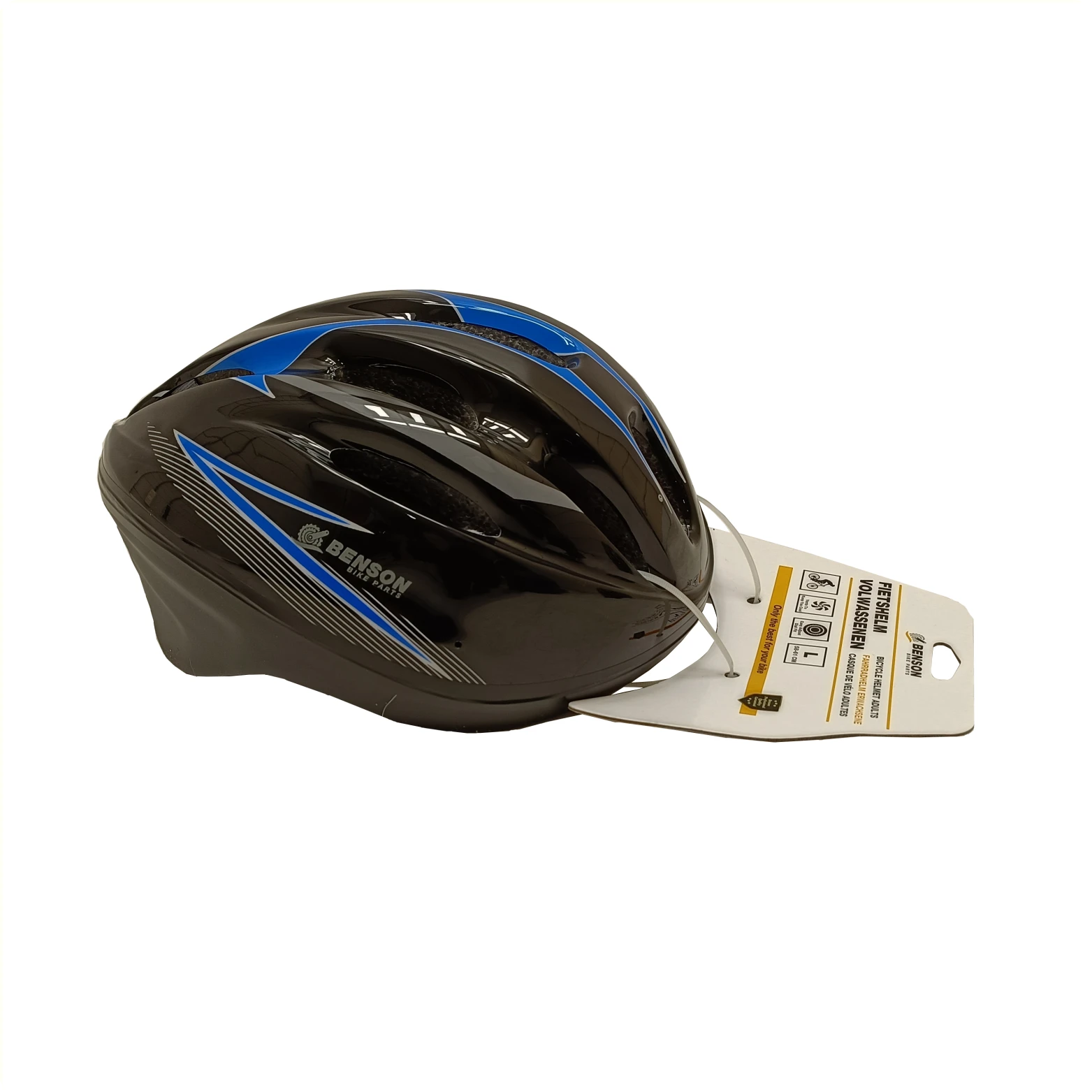 Fietshelm. maat: M (55/58 cm), Sorti kleur. Eenvoudig verstelsysteem aan de achterkant om de maat te verstellen - AE-trading