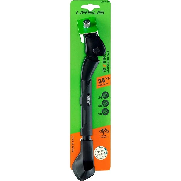 Ursus standaard King 2 Evo. Zwart, verstelbaar 24-28", max belasting 35kg (hangverpakking) - AE-trading