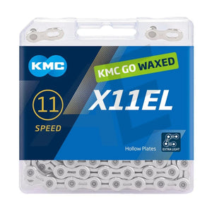 KMC ketting X11EL silver 118s waxed - AE-trading