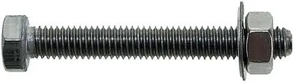 Vorkkroonbout m6x45 inlc. moer. per 10 - AE-trading