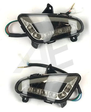 Led Knipperlicht Achterzijde Links + Rechts Look A Like Lx/S Smoke (Moving) E Keur - AE-trading