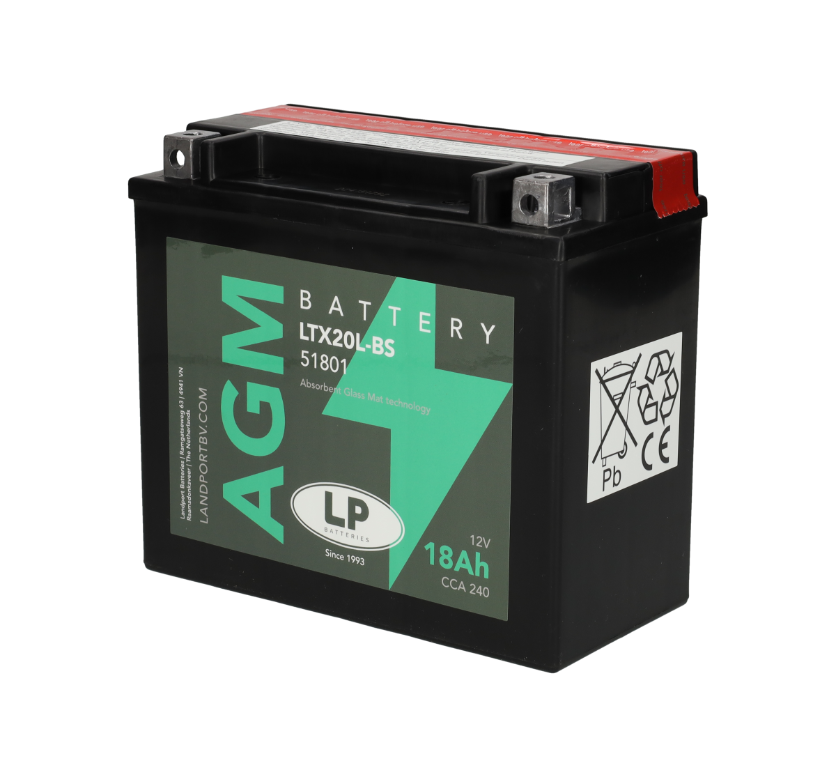 Accu Landport Ytx20 L Bs / Ltx20 L Bs - AE-trading