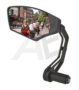 Mirage spiegel First Class dimmend glas links zwart - AE-trading