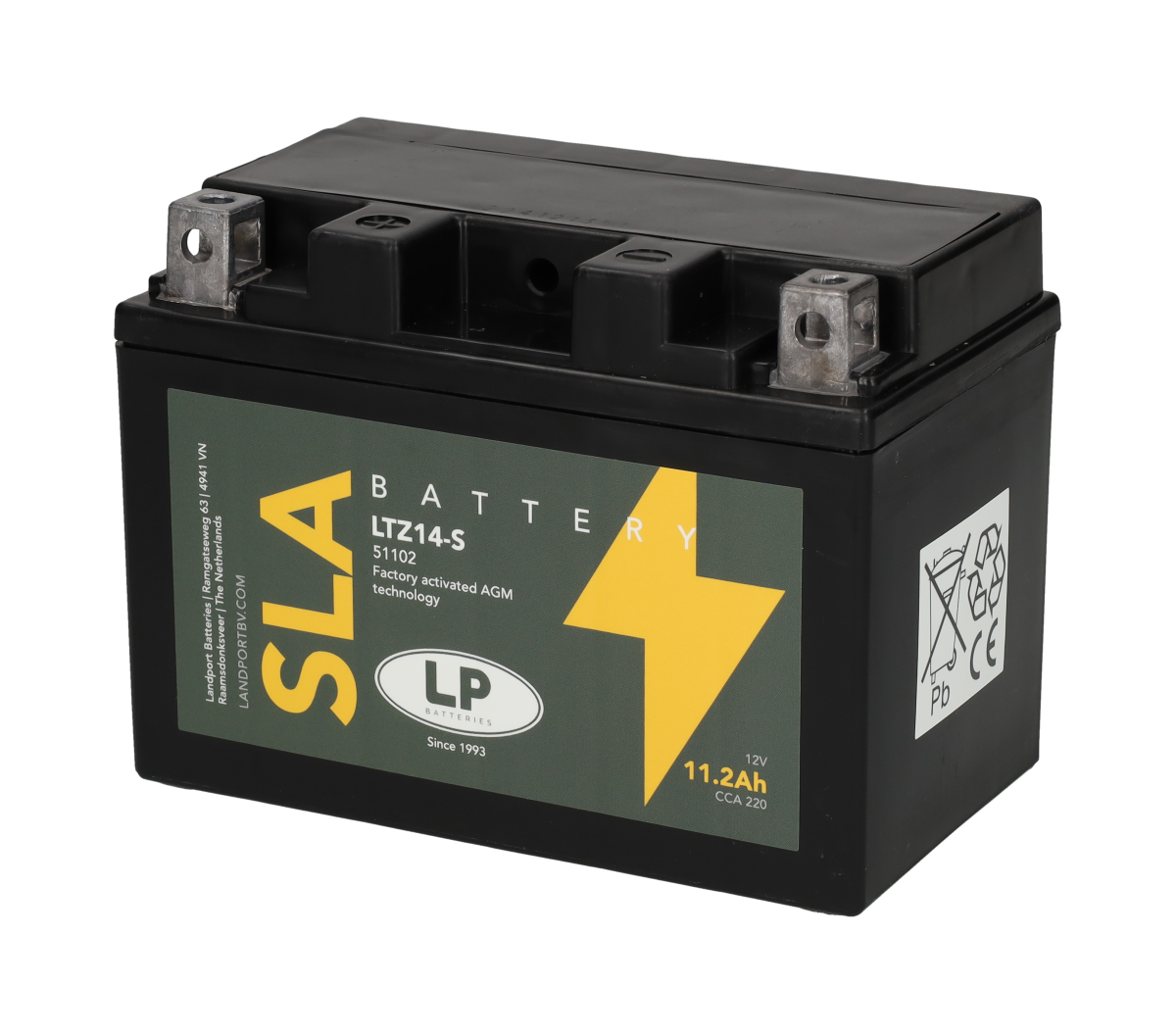 Accu Landport Sla Ytz14 S / Ltz14 S - AE-trading