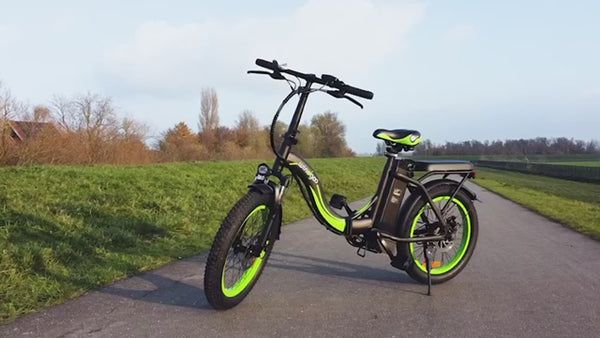 Windgoo E20 Elektrische Vouwfiets Fatbike Zwart