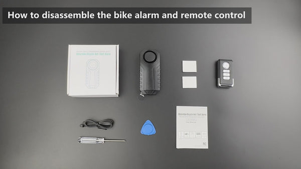 Alarm voor fietsen, e-bikes, fatbikes en scooters waterdicht draadloos alarmsysteem - Anroc