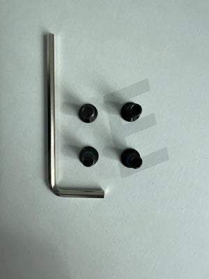 PRO-mounts 4 stuurkolom schroeven + inbus Xiaomi/Ninebot - AE-trading