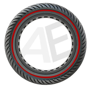 PRO-mounts btb massief 8 1/2 zwart rode lijn - AE-trading