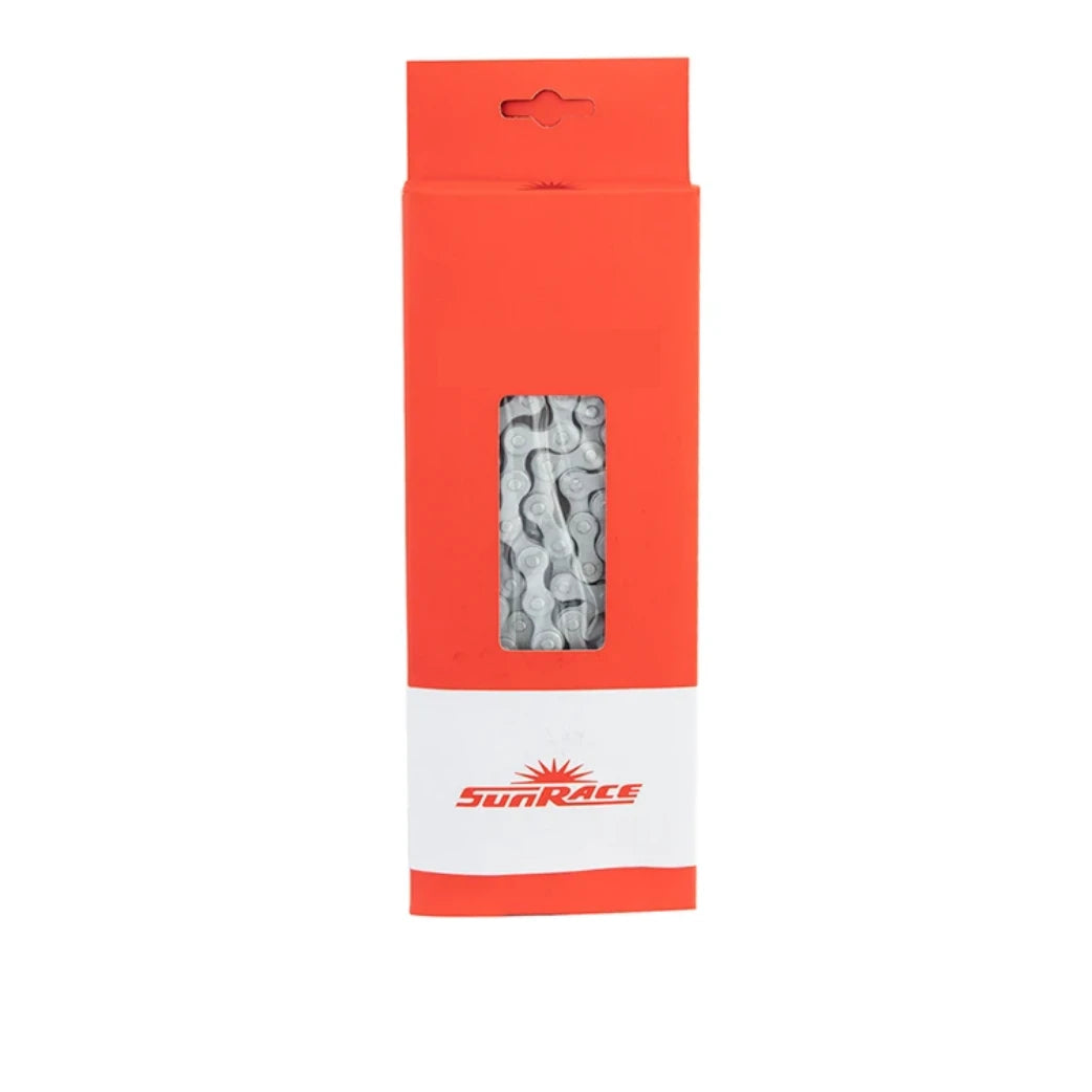 SunRace ketting CNM84, 1/2 x 3/32 8-speed, 116L grijs - AE-trading