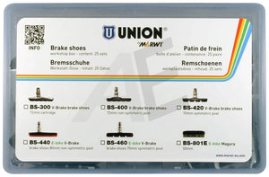 Union remblok V-brake 75mm E-bike WP (25) - AE-trading