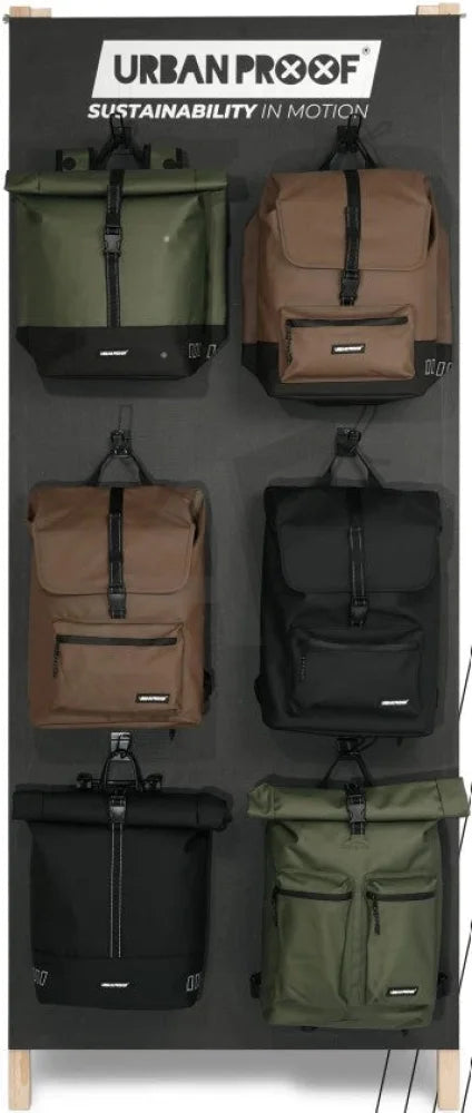 Urban Proof Display recycled fietstassen - AE-trading