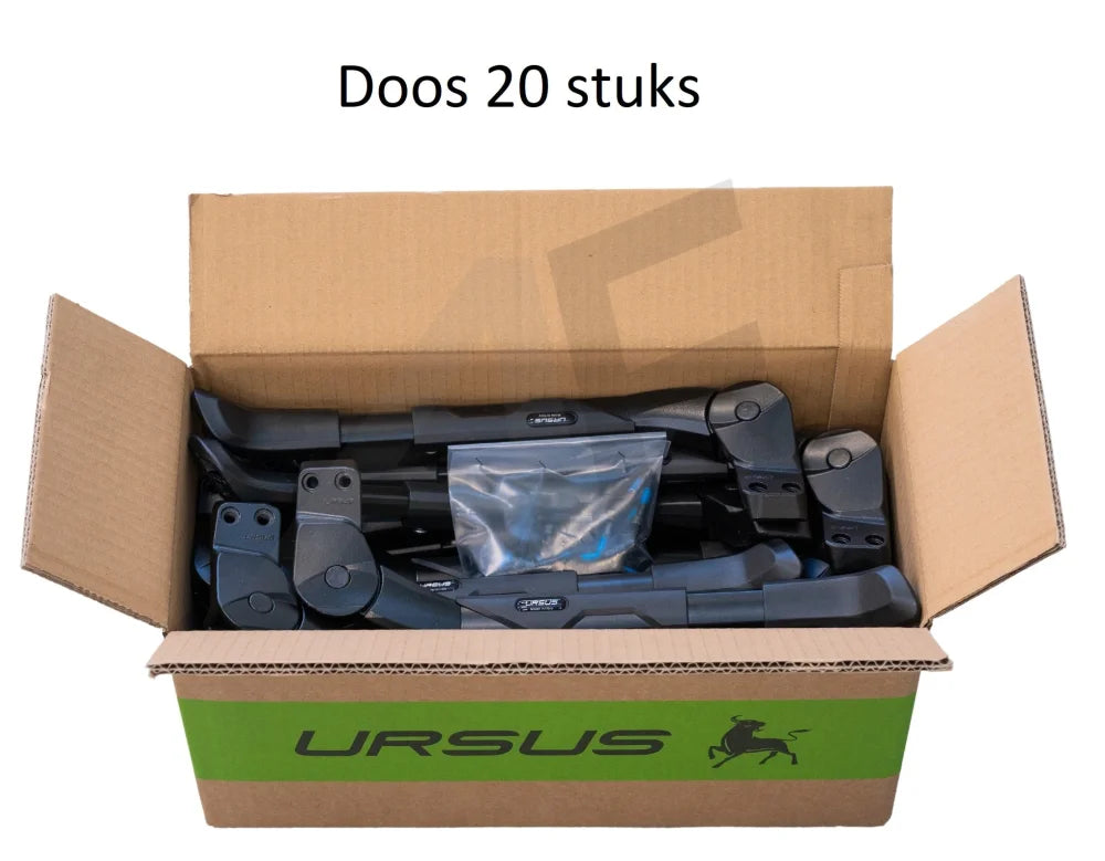 Ursus standaard King Evo achtervork R18 zwart (20) - AE-trading