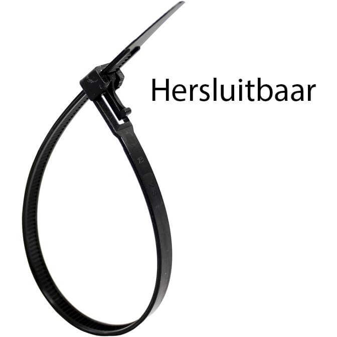 zak kabelbinder hersluitbaar 250x7.5 (100) - AE-trading