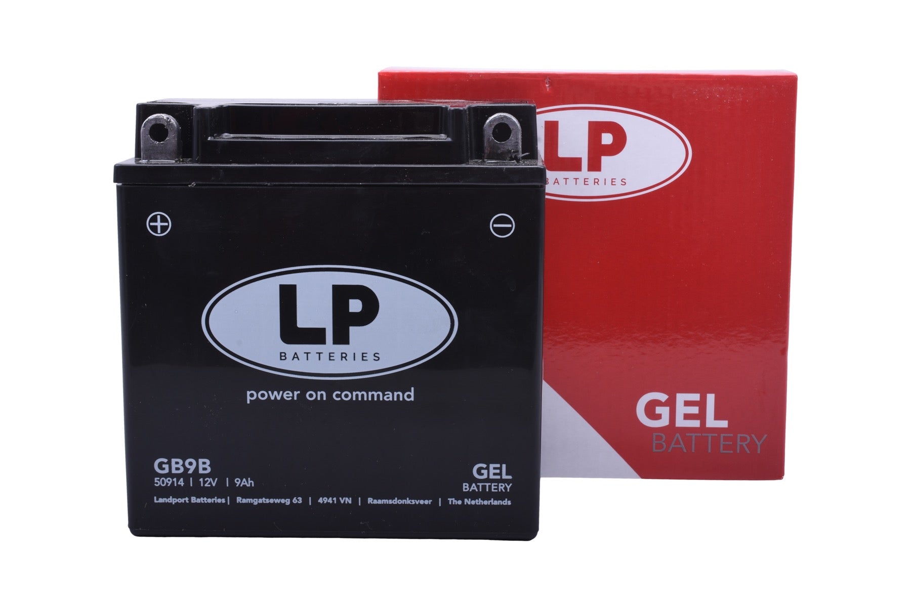 Accu Landport YTX9A-4 GEL (12V/9A) - AE-trading