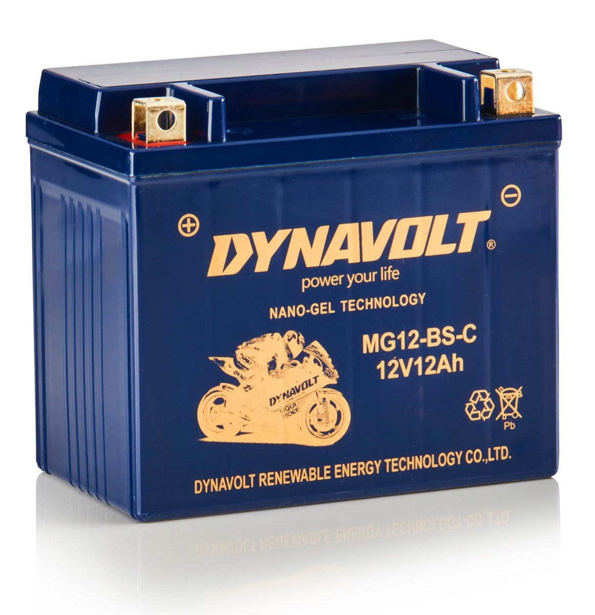 Accu Dynavolt MG12-BS-C (YTX12-BS) - AE-trading