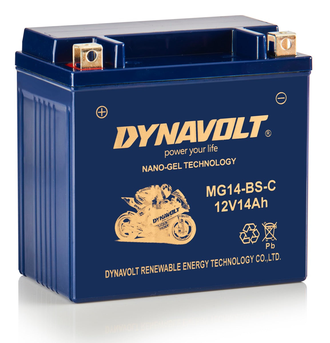 Accu Dynavolt MG14-BS-C (YTX14-BS) - AE-trading
