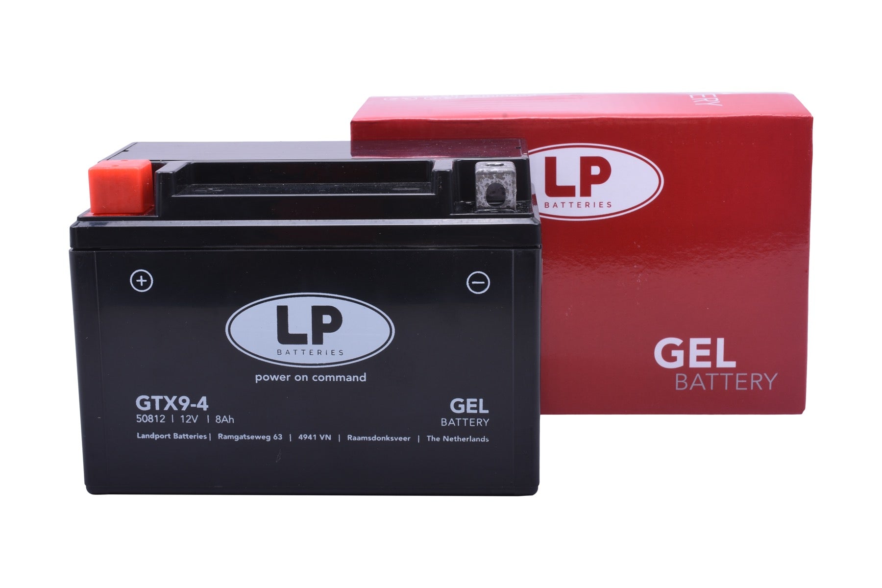 Accu Landport GTX9-4 GEL ( 12V/8A ) - AE-trading